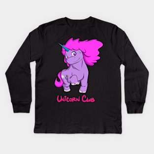 Type 1 Diabetic Unicorn Club Pink Kids Long Sleeve T-Shirt